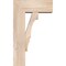 Ekena Millwork Balboa Block Smooth Bracket w/ Offset Brace, Douglas Fir, 7 1/2"W x 18"D x 30"H BKT0806X18X30BOA05SDF - alternate 3